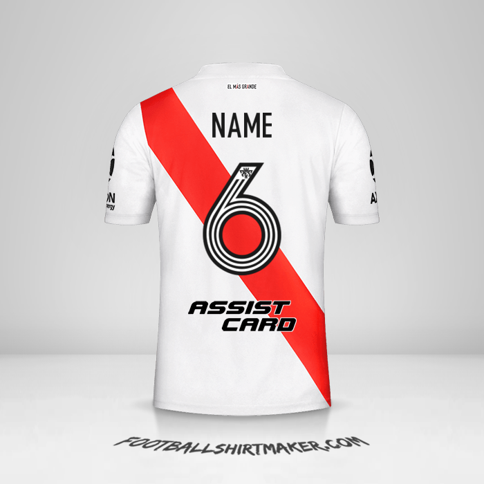 Jersey River Plate 2020/21 -  name - 6