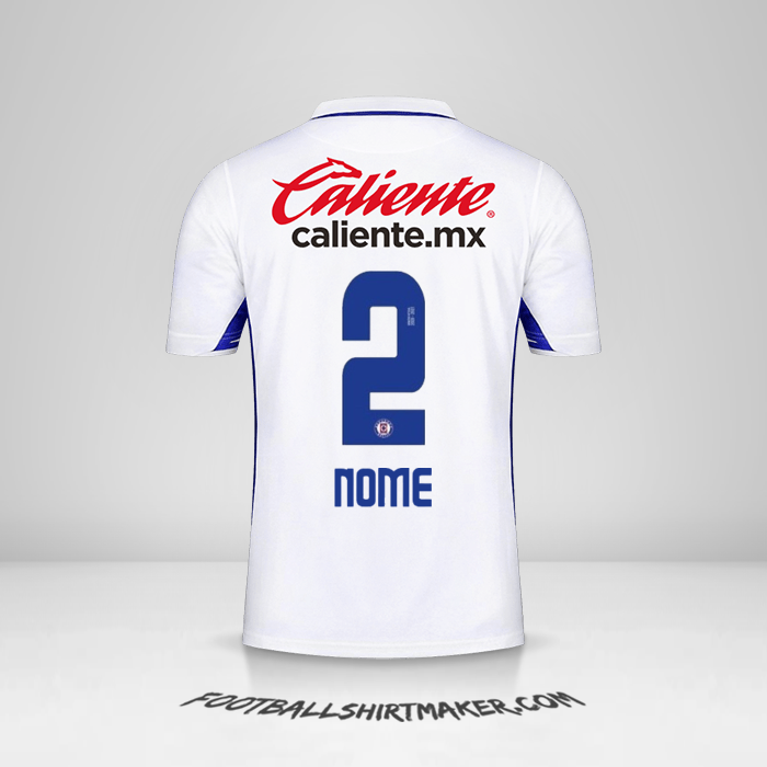 Maglia Cruz Azul 2020/21 Seconda -  nome - 2