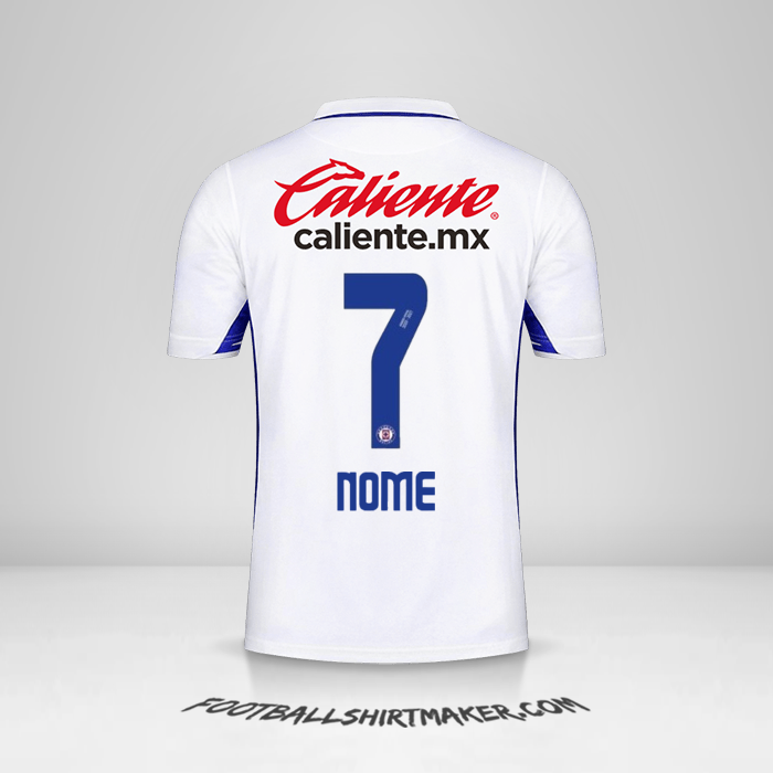 Camisa Cruz Azul 2020/21 Alternativa -  nome - 7