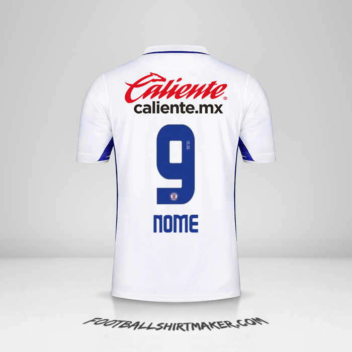 Maglia Cruz Azul 2020/21 Seconda -  nome - 9