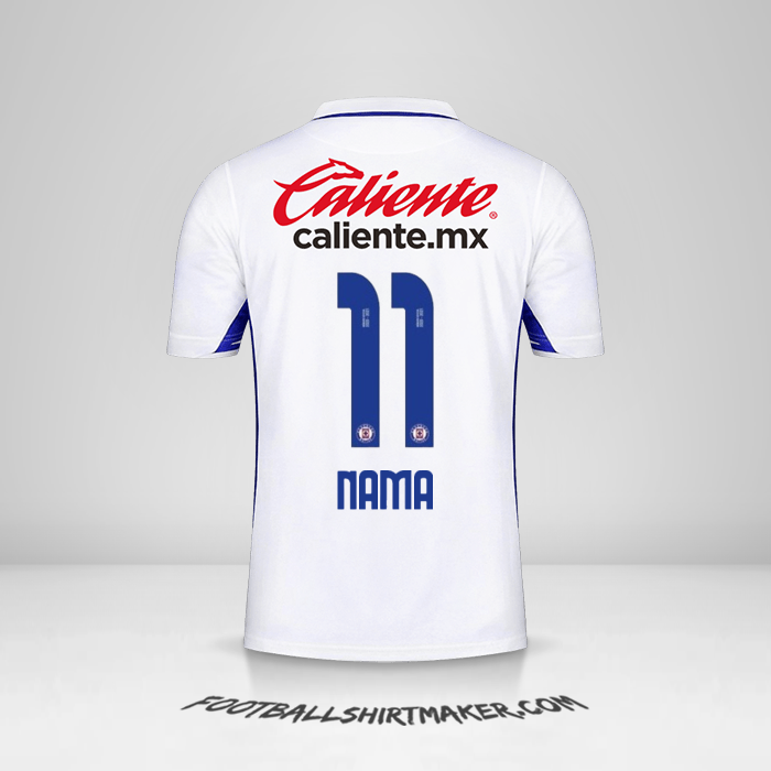 Jersey Cruz Azul 2020/21 Alternatif -  nama - 11