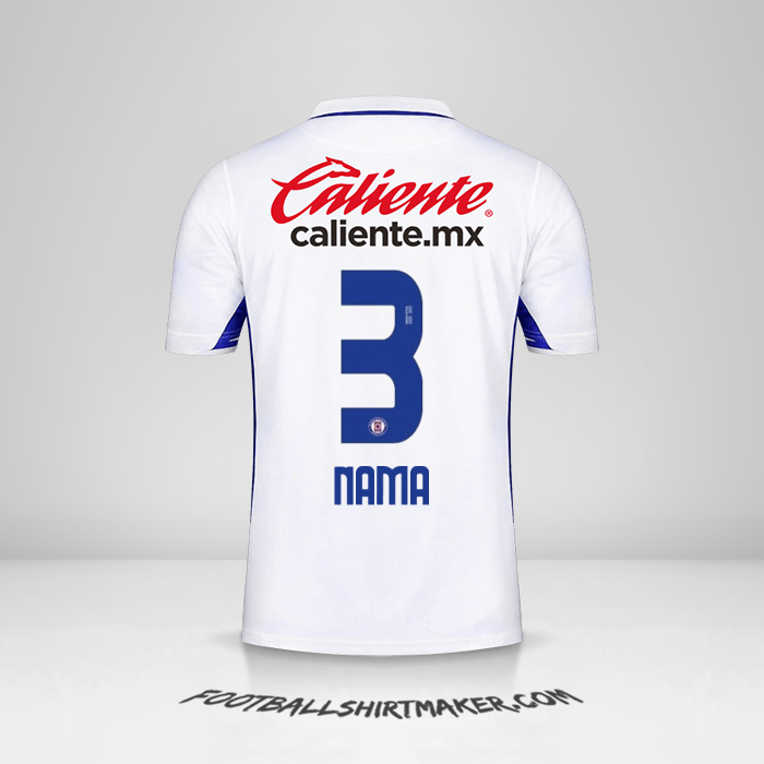 Jersey Cruz Azul 2020/21 Alternatif -  nama - 3
