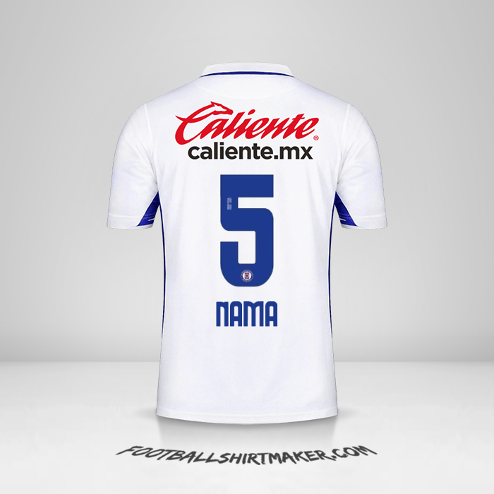 Jersey Cruz Azul 2020/21 Alternatif -  nama - 5