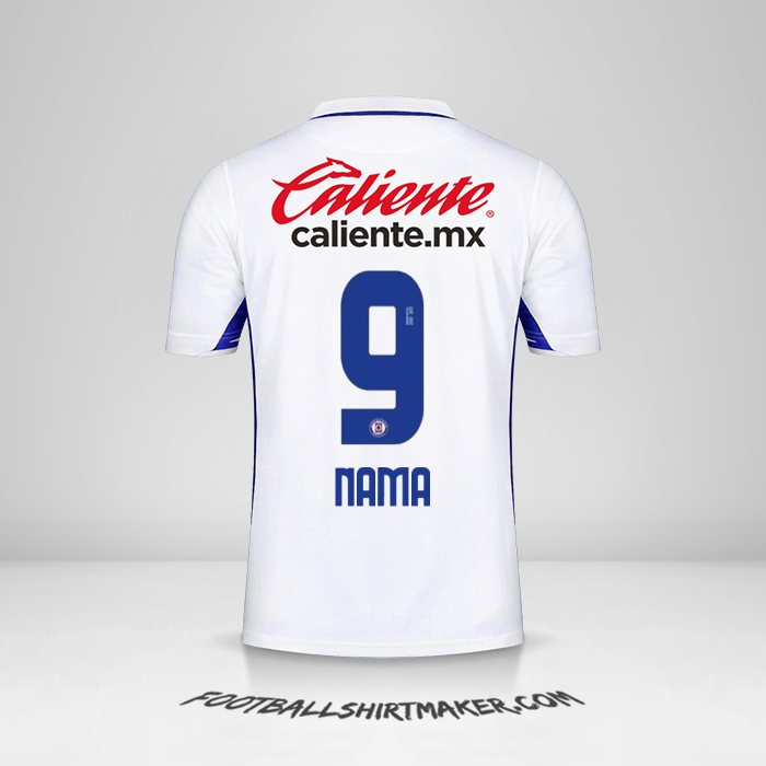Jersey Cruz Azul 2020/21 Alternatif -  nama - 9