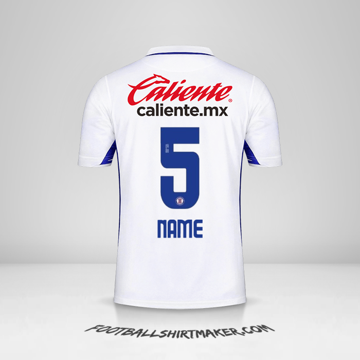 Jersey Cruz Azul 2020/21 Away -  name - 5