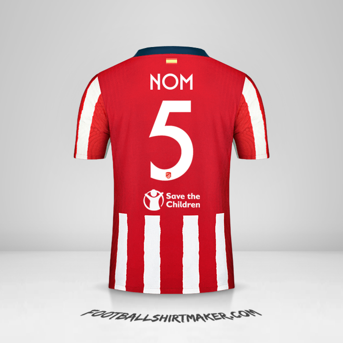 Maillot Atletico Madrid Cup 2020/21 -  nom - 5