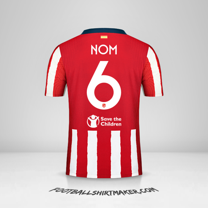 Maillot Atletico Madrid Cup 2020/21 -  nom - 6