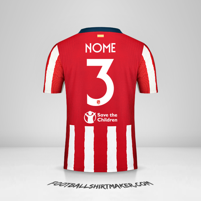 Maglia Atletico Madrid Cup 2020/21 -  nome - 3