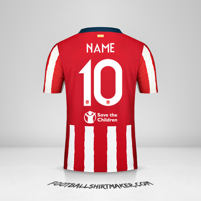 Shirt Atletico Madrid Cup 2020/21 -  name - 10