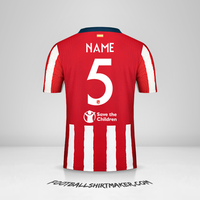 Shirt Atletico Madrid Cup 2020/21 -  name - 5