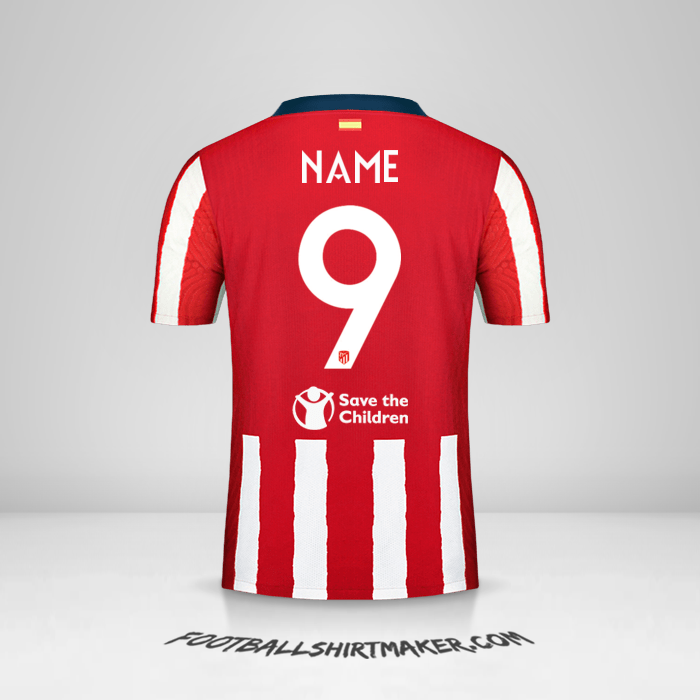 Trikot Atletico Madrid Cup 2020/21 -  name - 9