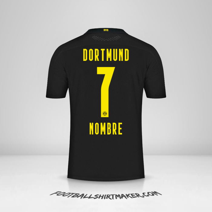 Jersey Borussia Dortmund 2020/21 Visita -  nombre - 7