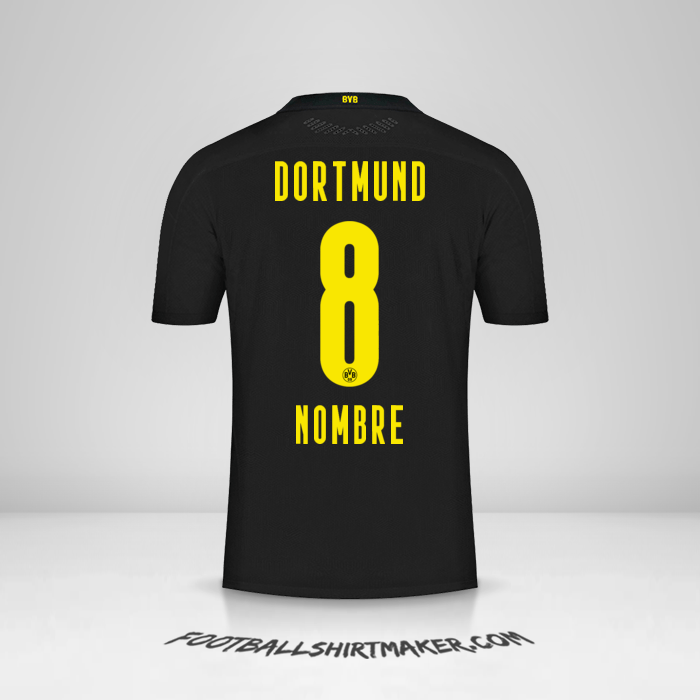 Jersey Borussia Dortmund 2020/21 Visita -  nombre - 8