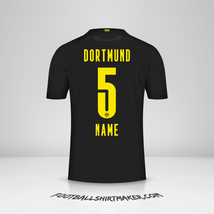 Shirt Borussia Dortmund 2020/21 Away -  name - 5
