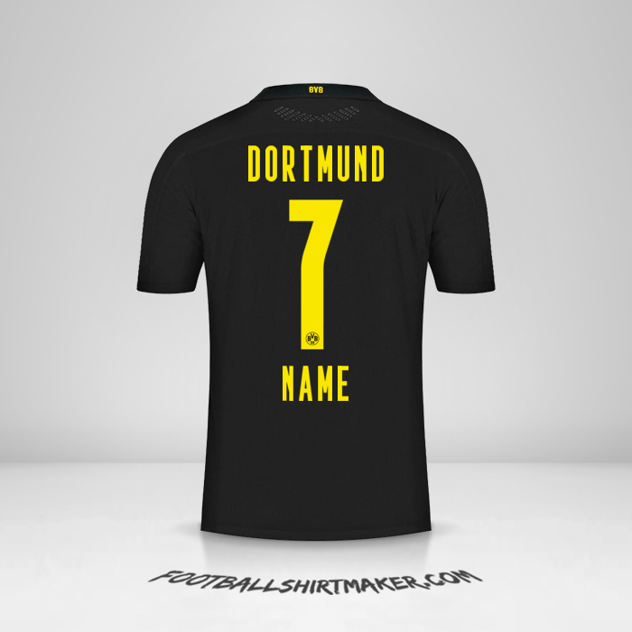 Trikot Borussia Dortmund 2020/21 Auswärts -  name - 7