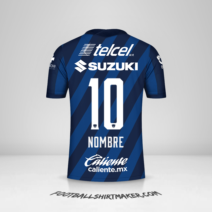 Camiseta Pumas UNAM 2020/21 Visita -  nombre - 10