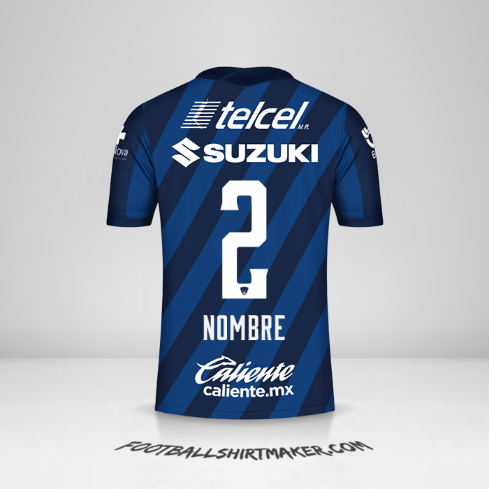 Jersey Pumas UNAM 2020/21 Visita -  nombre - 2