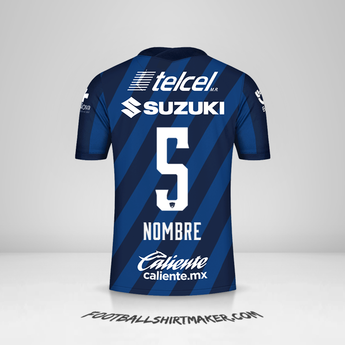 Jersey Pumas UNAM 2020/21 Visita -  nombre - 5