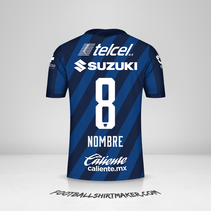 Jersey Pumas UNAM 2020/21 Visita -  nombre - 8