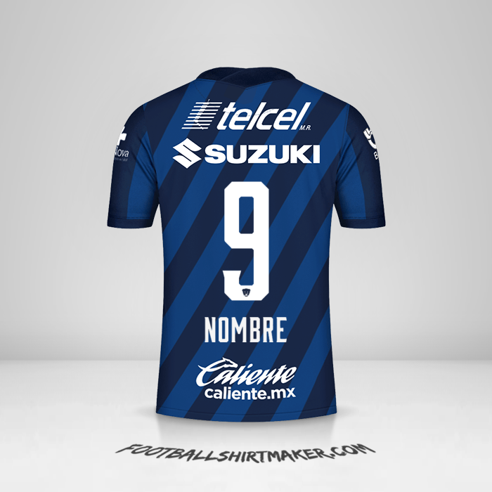 Jersey Pumas UNAM 2020/21 Visita -  nombre - 9
