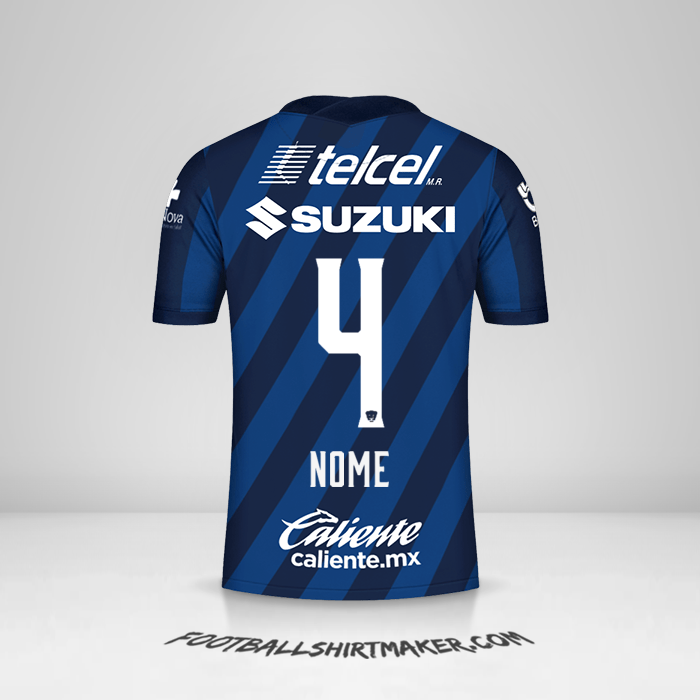 Maglia Pumas UNAM 2020/21 Seconda -  nome - 4