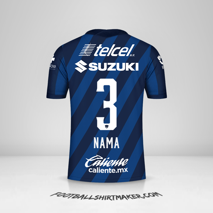 Jersey Pumas UNAM 2020/21 Alternatif -  nama - 3
