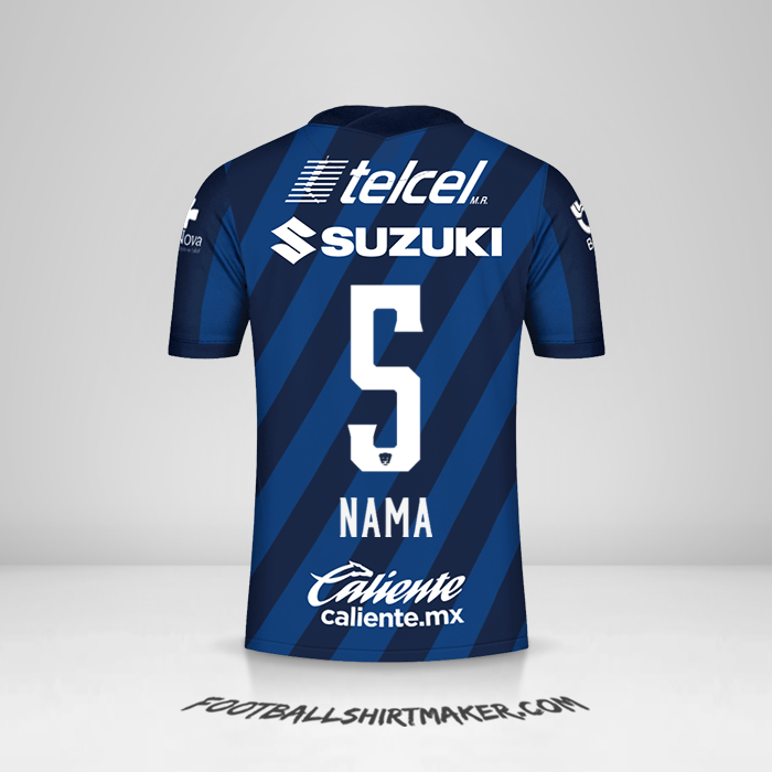 Jersey Pumas UNAM 2020/21 Alternatif -  nama - 5
