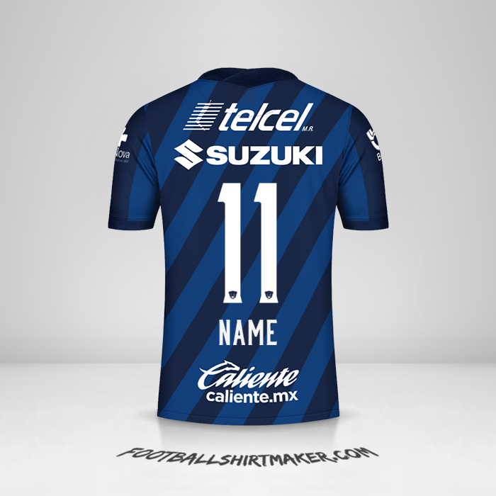 Jersey Pumas UNAM 2020/21 Away -  name - 11