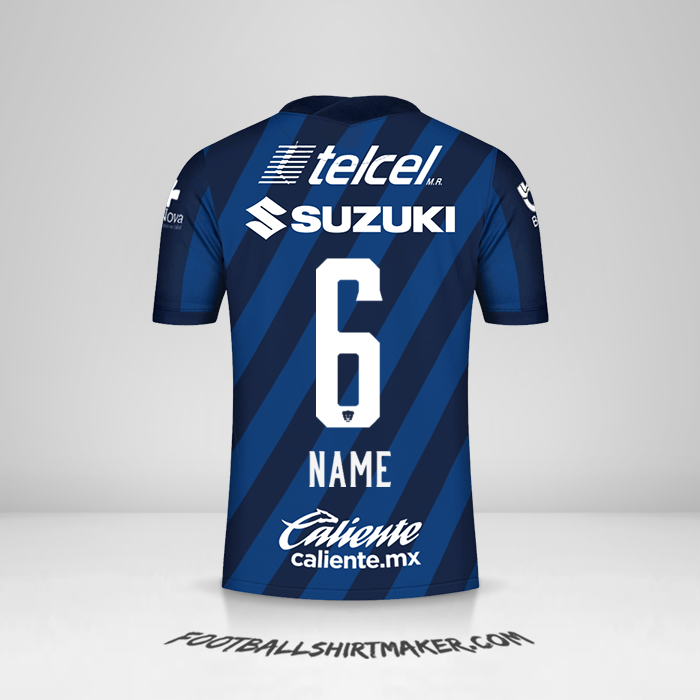 Trikot Pumas UNAM 2020/21 Auswärts -  name - 6