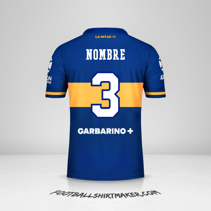 Jersey Boca Juniors 2020/21 -  nombre - 3