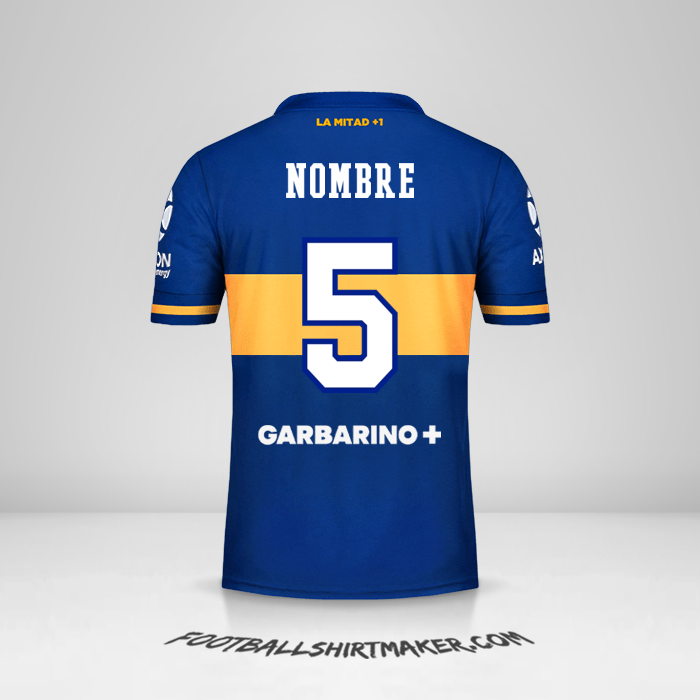 Jersey Boca Juniors 2020/21 -  nombre - 5