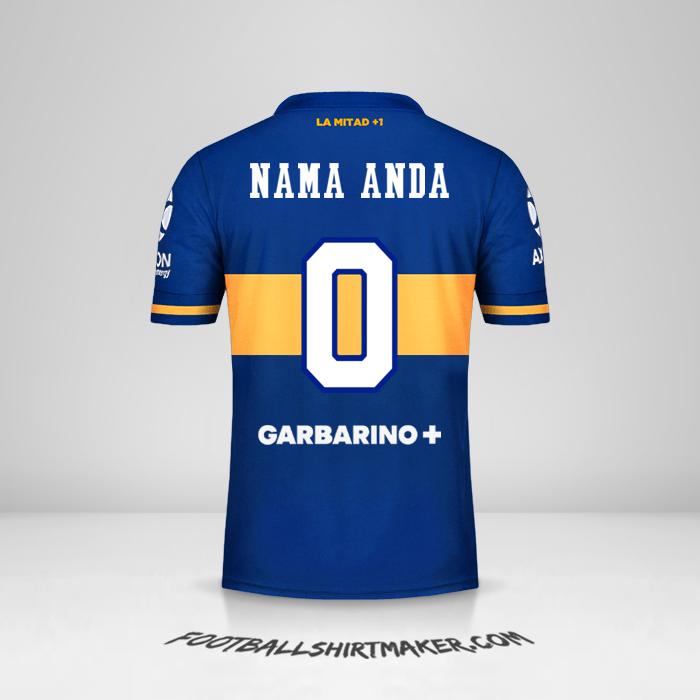 Jersey Boca Juniors 2020/21 -  nama anda - 0