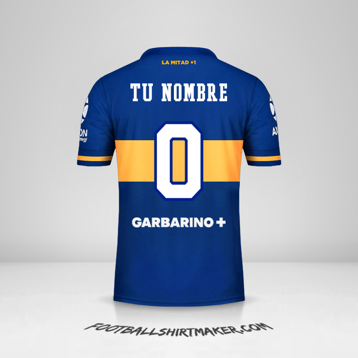Jersey Boca Juniors 2020/21 -  tu nombre - 0