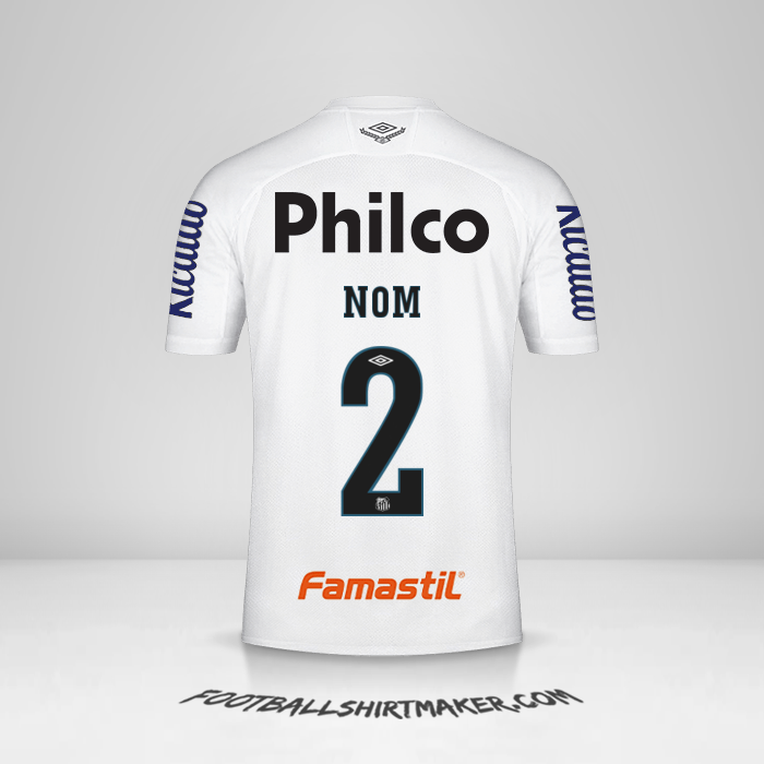 Maillot Santos FC Libertadores 2020 -  nom - 2