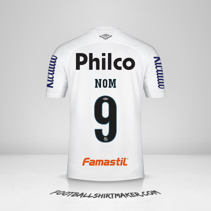 Maillot Santos FC Libertadores 2020 -  nom - 9