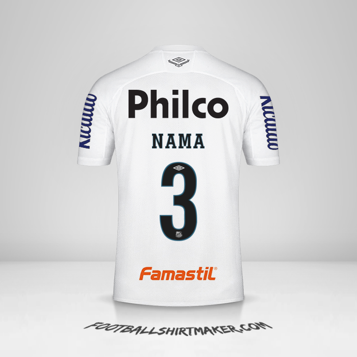 Jersey Santos FC Libertadores 2020 -  nama - 3
