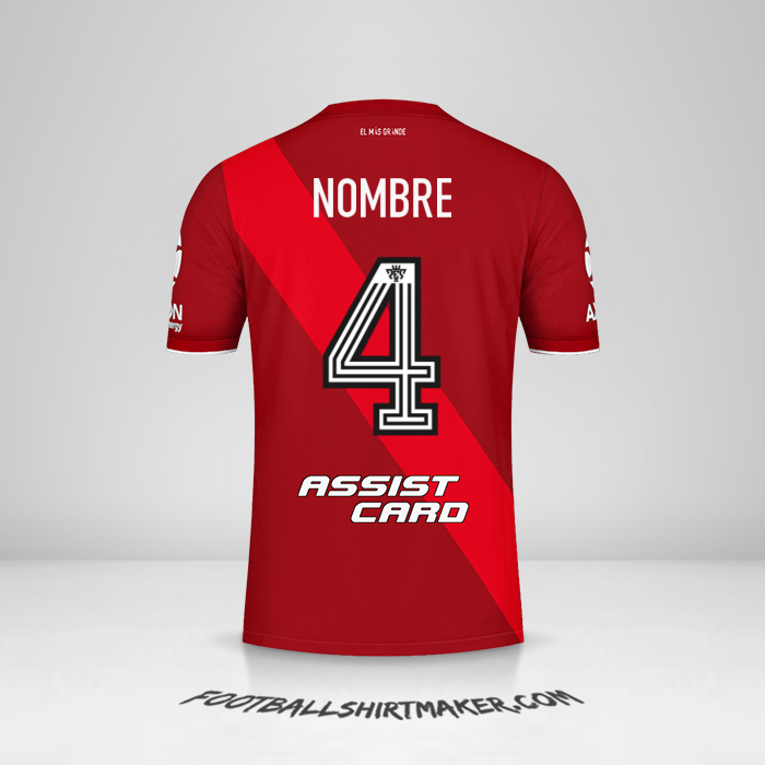 Jersey River Plate 2020/21 Visita -  nombre - 4