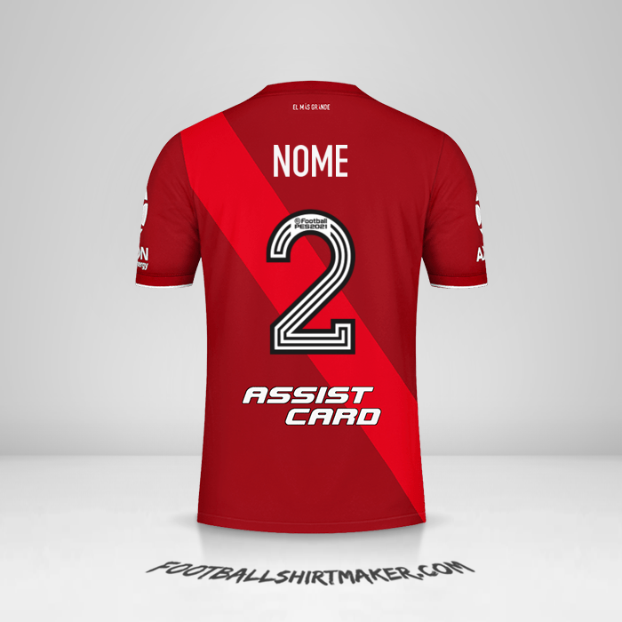 Maglia River Plate 2020/21 Seconda -  nome - 2