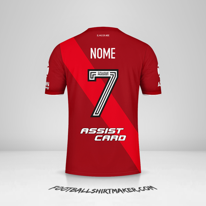 Maglia River Plate 2020/21 Seconda -  nome - 7