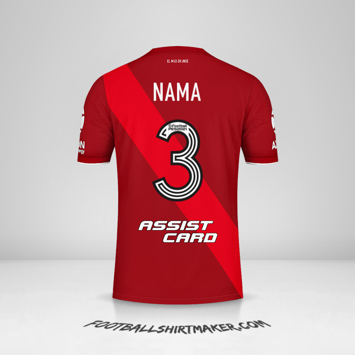 Jersey River Plate 2020/21 Alternatif -  nama - 3