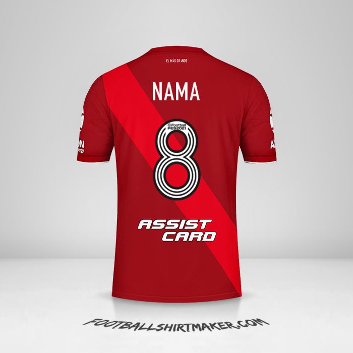 Jersey River Plate 2020/21 Alternatif -  nama - 8