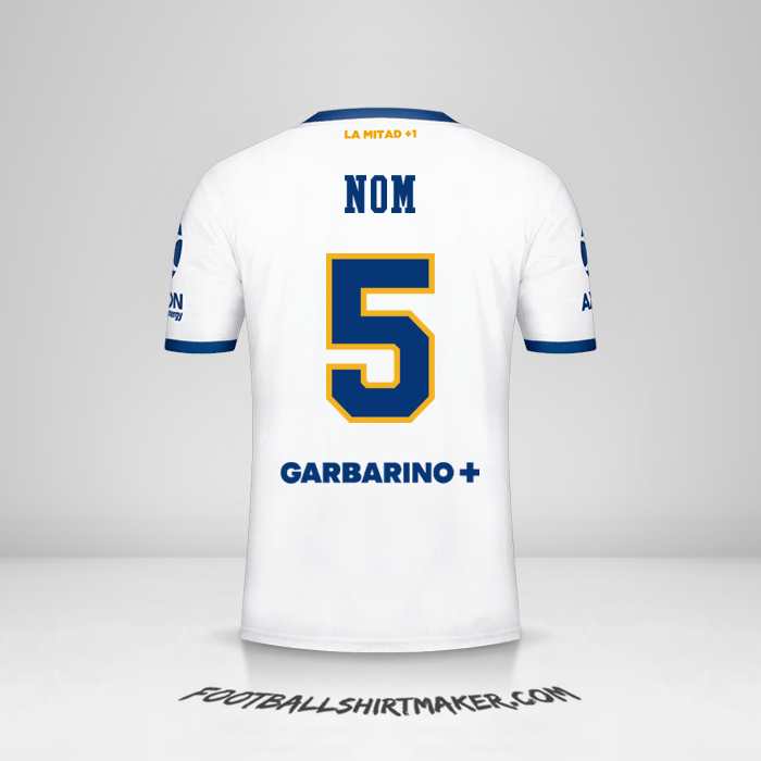 Maillot Boca Juniors 2020/21 Extérieur -  nom - 5
