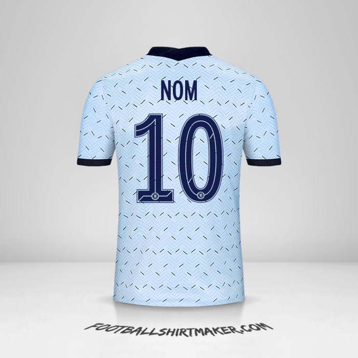 Maillot Chelsea Cup 2020/21 Extérieur -  nom - 10