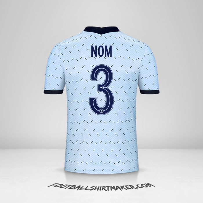 Maillot Chelsea Cup 2020/21 Extérieur -  nom - 3