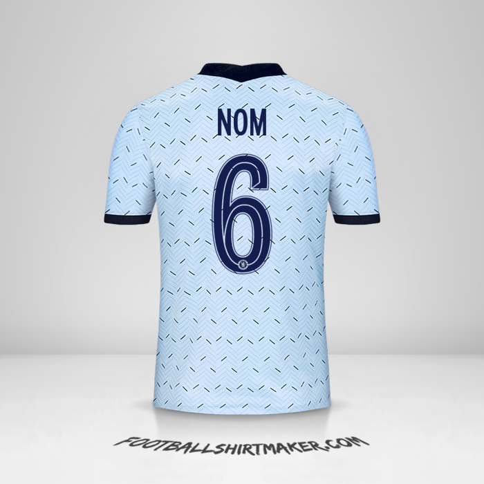 Maillot Chelsea Cup 2020/21 Extérieur -  nom - 6