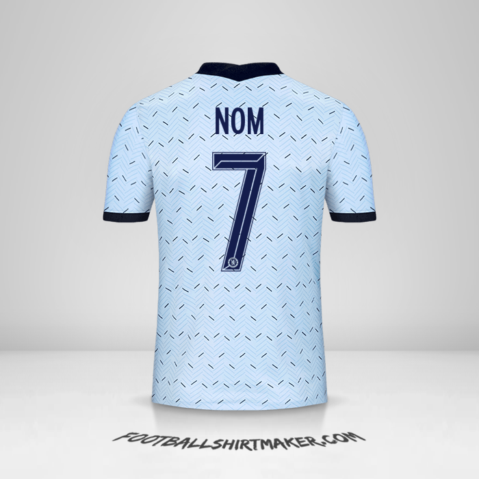 Maillot Chelsea Cup 2020/21 Extérieur -  nom - 7