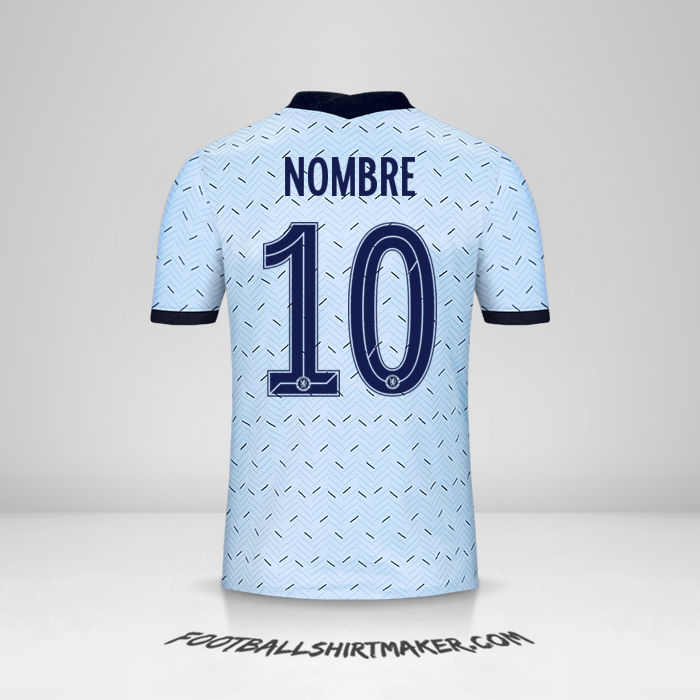 Camiseta Chelsea Cup 2020/21 Visita -  nombre - 10