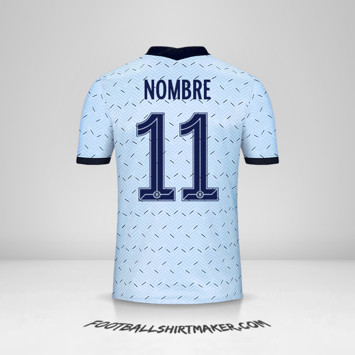 Jersey Chelsea Cup 2020/21 Visita -  nombre - 11