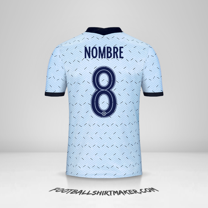 Jersey Chelsea Cup 2020/21 Visita -  nombre - 8