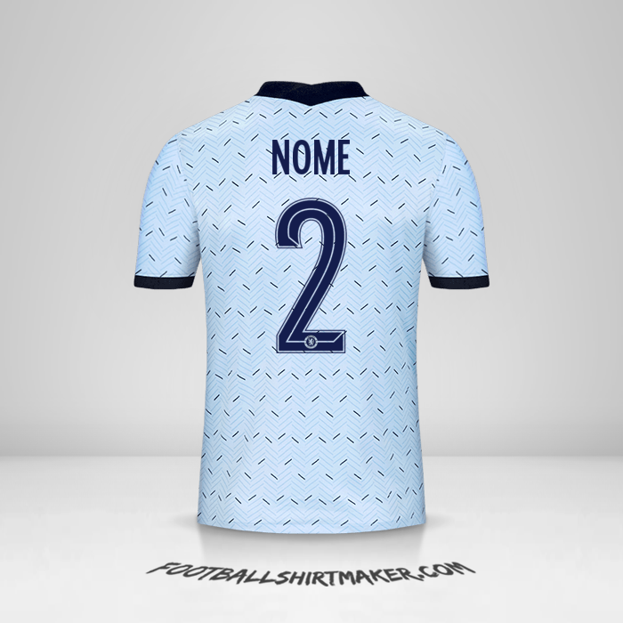 Maglia Chelsea Cup 2020/21 Seconda -  nome - 2